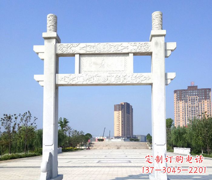 合肥单门景区石牌楼