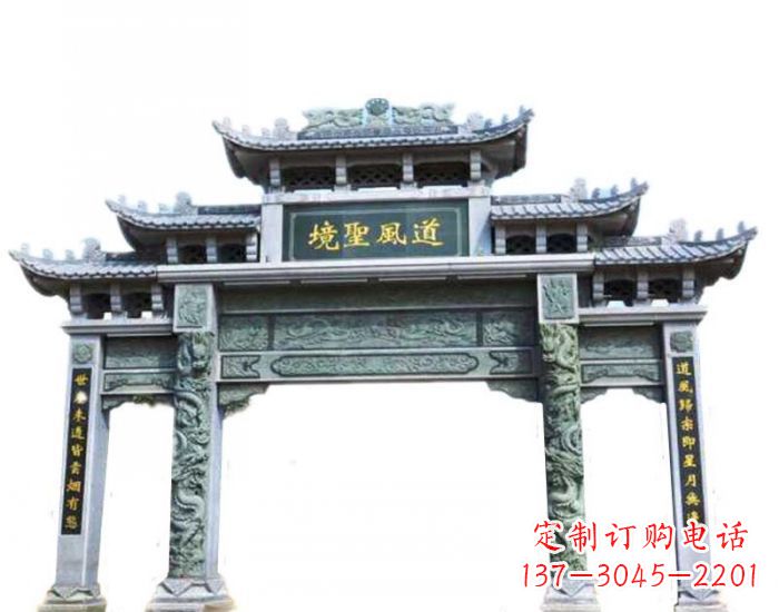 合肥精美石雕牌坊雕塑,为贵客营造至尊荣耀