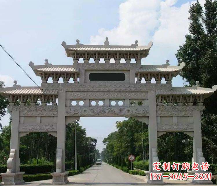 合肥定制牌坊雕塑,传承中国传统文化