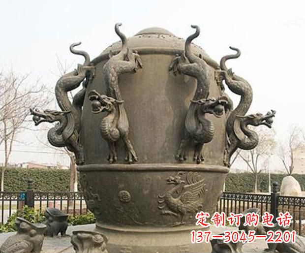 合肥精美地动仪铜雕