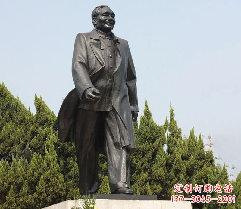 合肥邓小平公园伟人铜雕