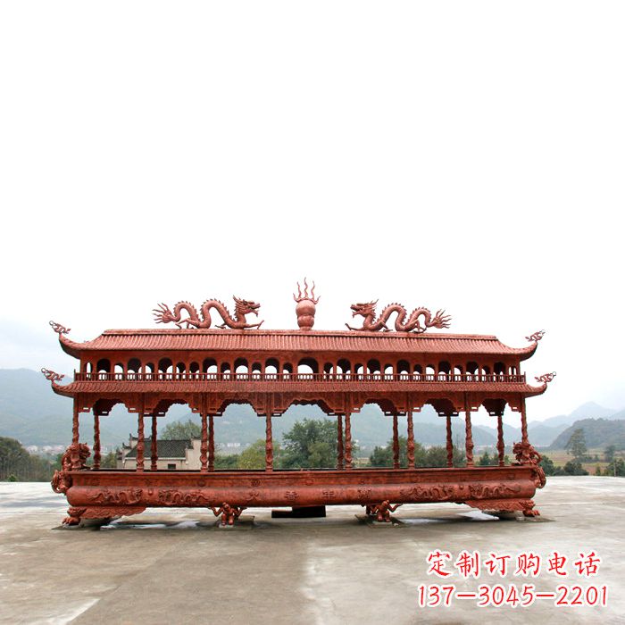 合肥精美铜香炉雕塑
