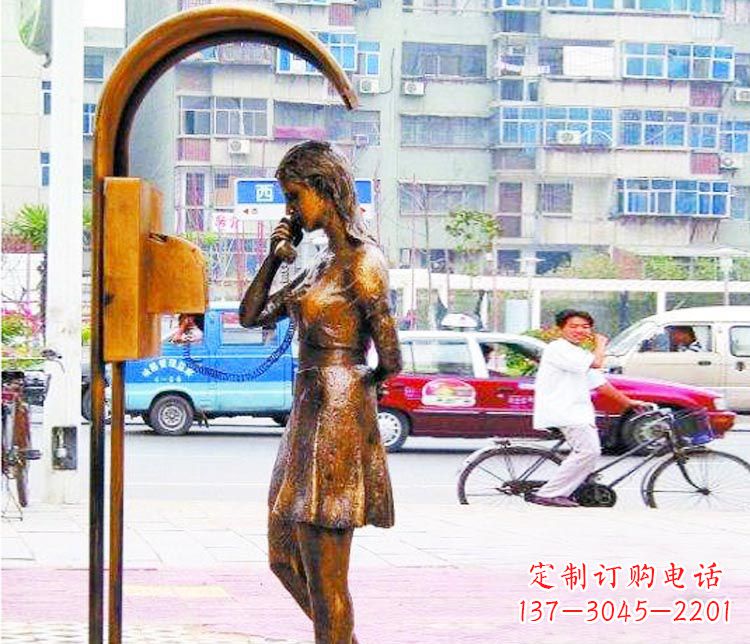 合肥女孩铜雕塑——艺术的象征