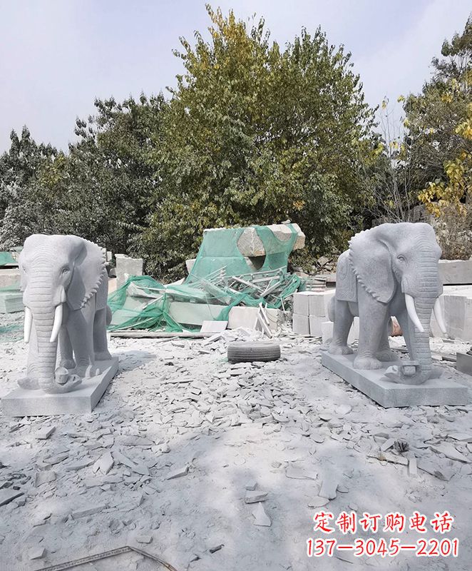 合肥雕刻大象的石雕