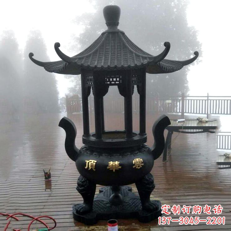 合肥精美青铜香炉雕塑