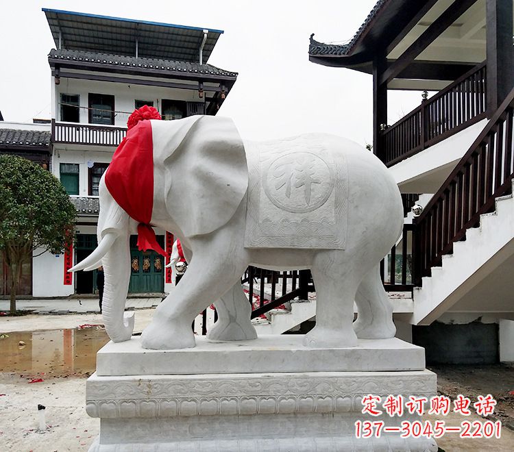 合肥精致大象雕塑