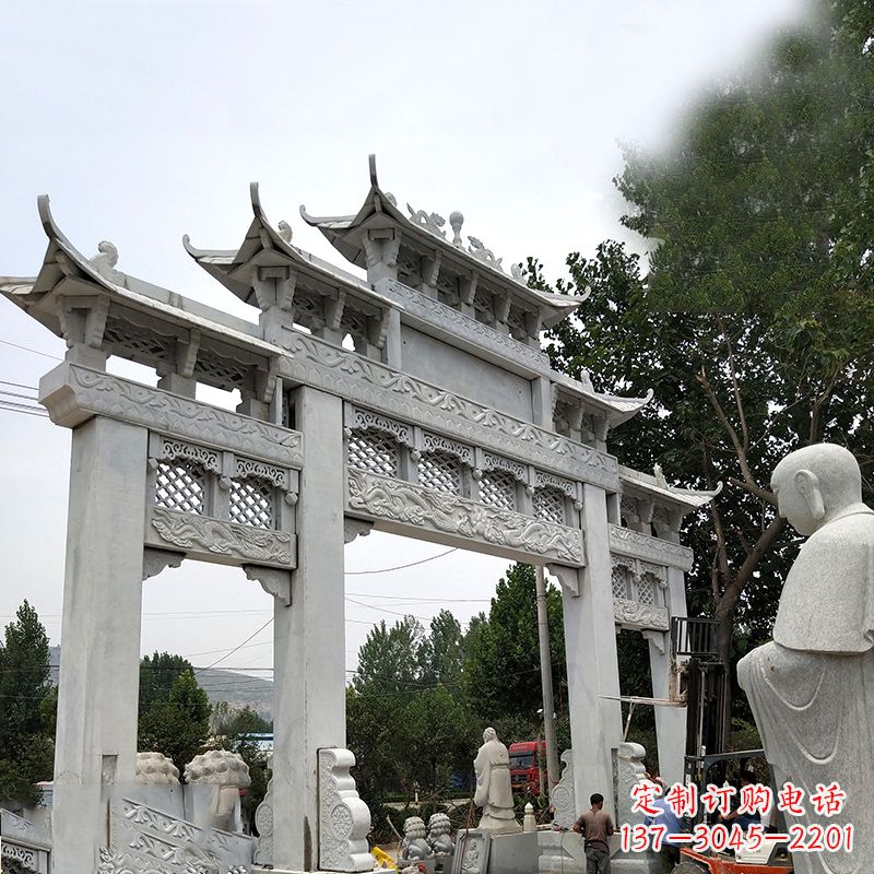 合肥雕塑公园门口牌坊