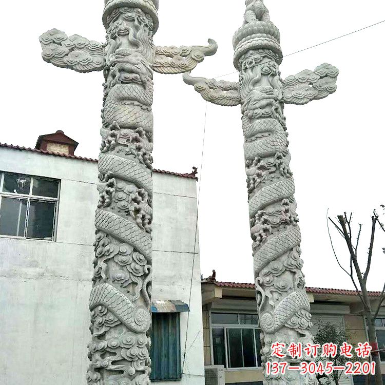 合肥精美华表雕塑 别具风格