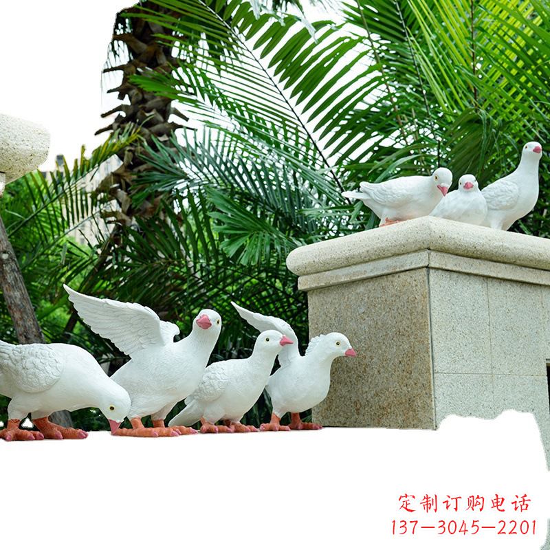 合肥精美纯铜鸽子雕塑
