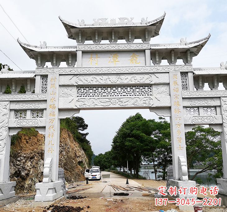 合肥东夏侯石牌坊雕塑专业的定制雕塑制作商
