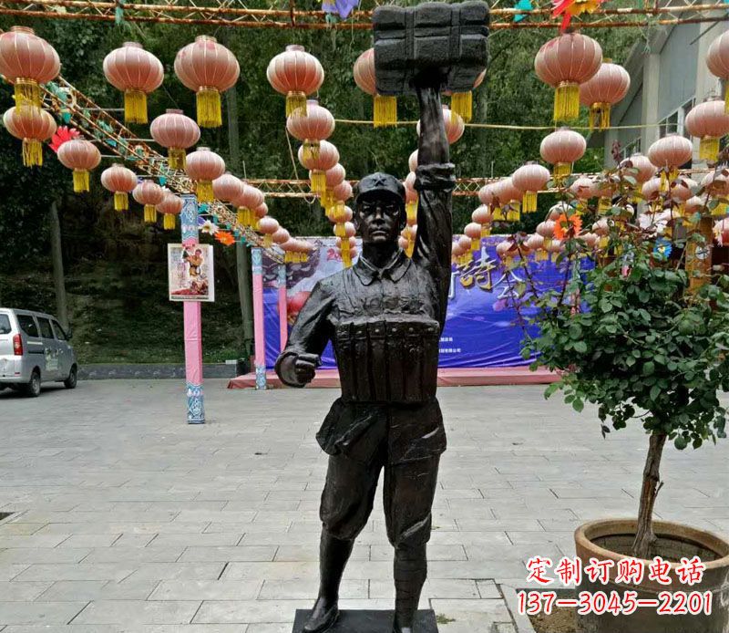 合肥董存瑞铜雕