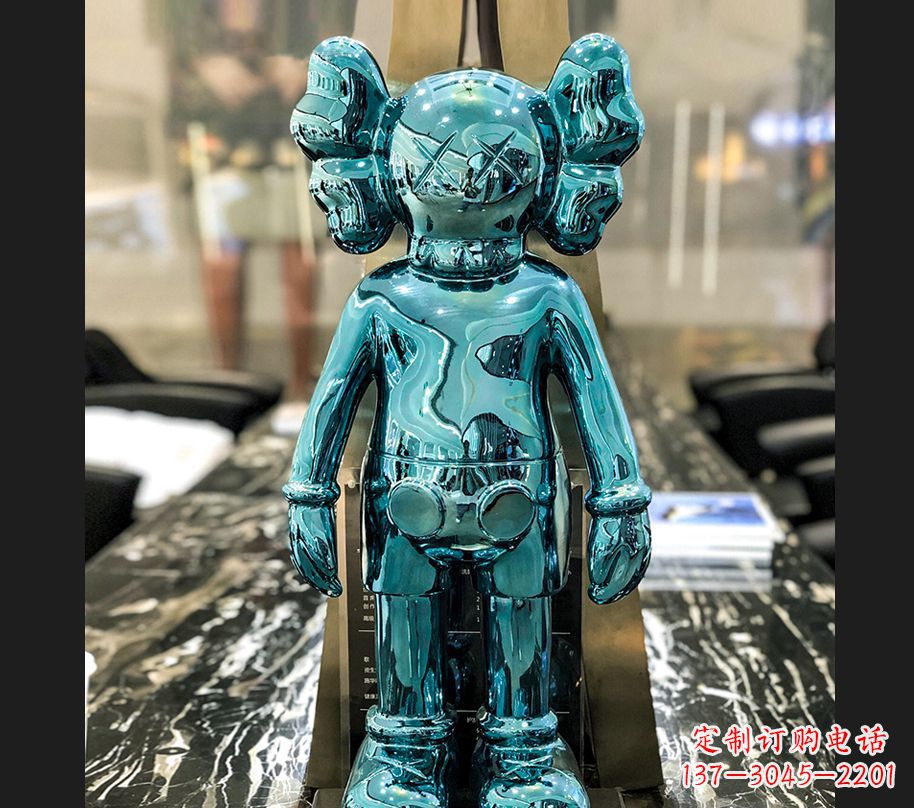 合肥动漫不锈钢机器人雕塑