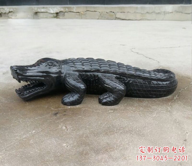 合肥动物鳄鱼景观石雕