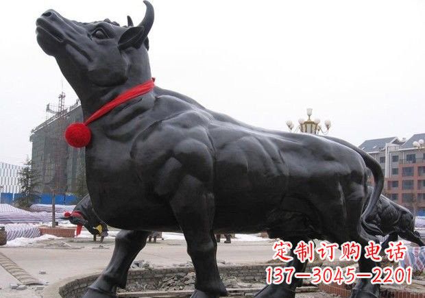 合肥动物铜雕-牛