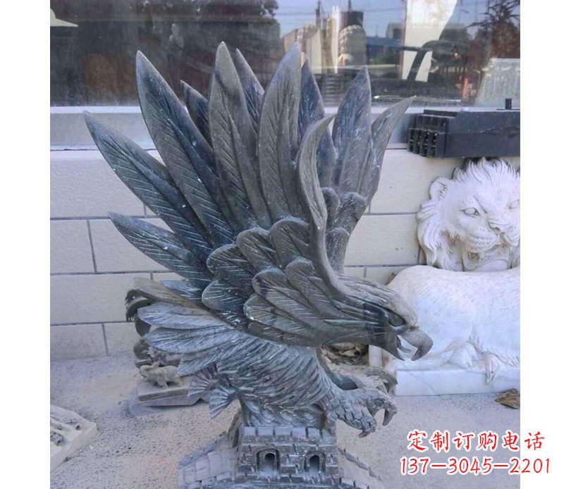 合肥动物雄鹰石雕