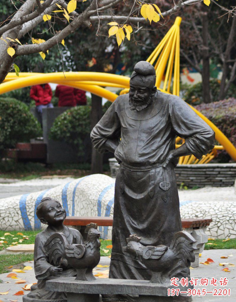 合肥古典风鸡雕塑
