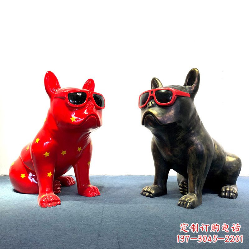 合肥斗牛犬雕塑摆件
