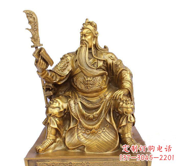 合肥精美关公铜雕