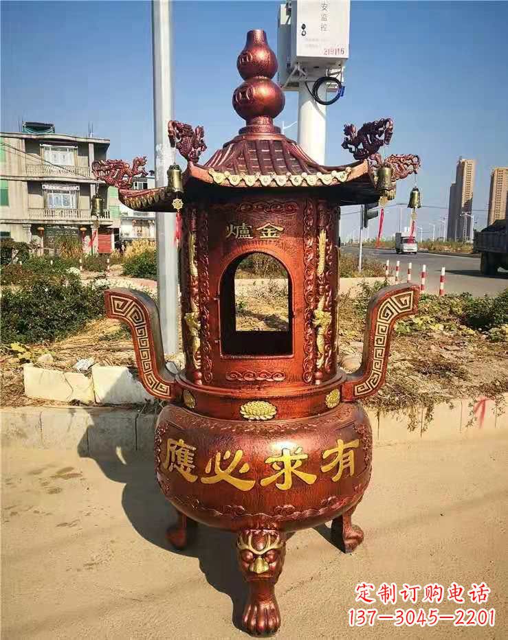 合肥杜浦铜雕铁香炉