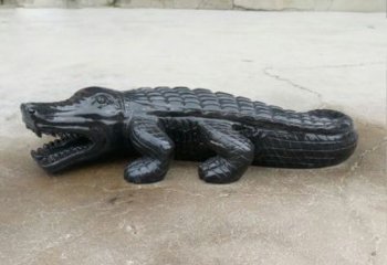 合肥经典鳄鱼景观石雕