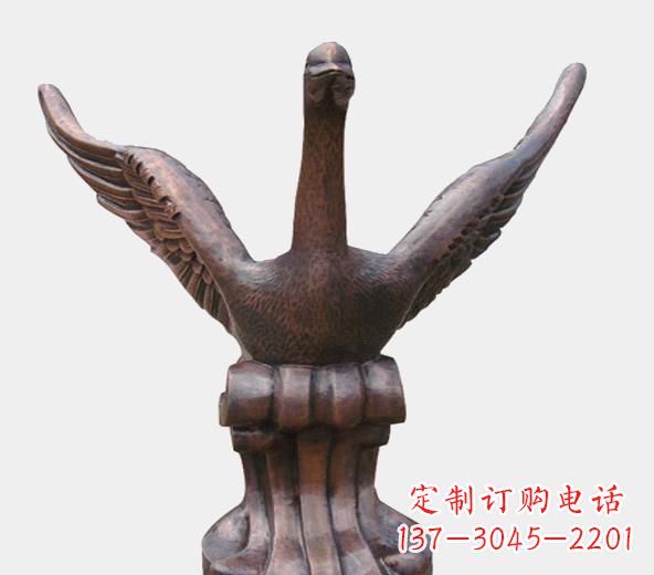 合肥高级锻铜天鹅雕塑