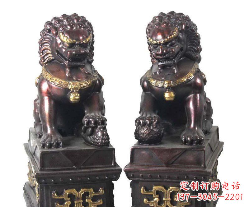合肥传统工艺铜雕狮子雕塑
