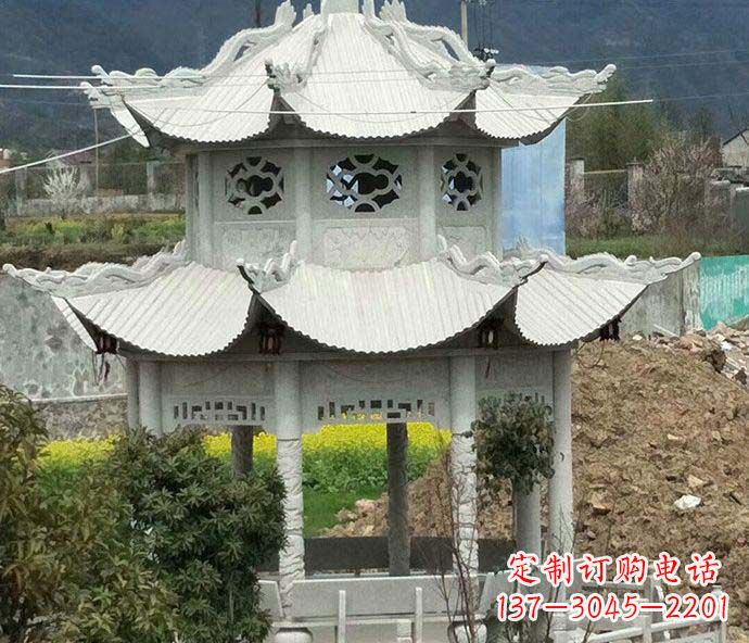 合肥古典凉亭石雕