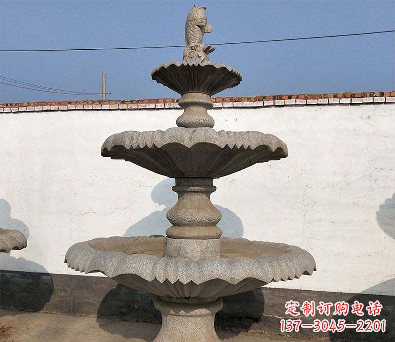 合肥多层石质喷泉雕塑