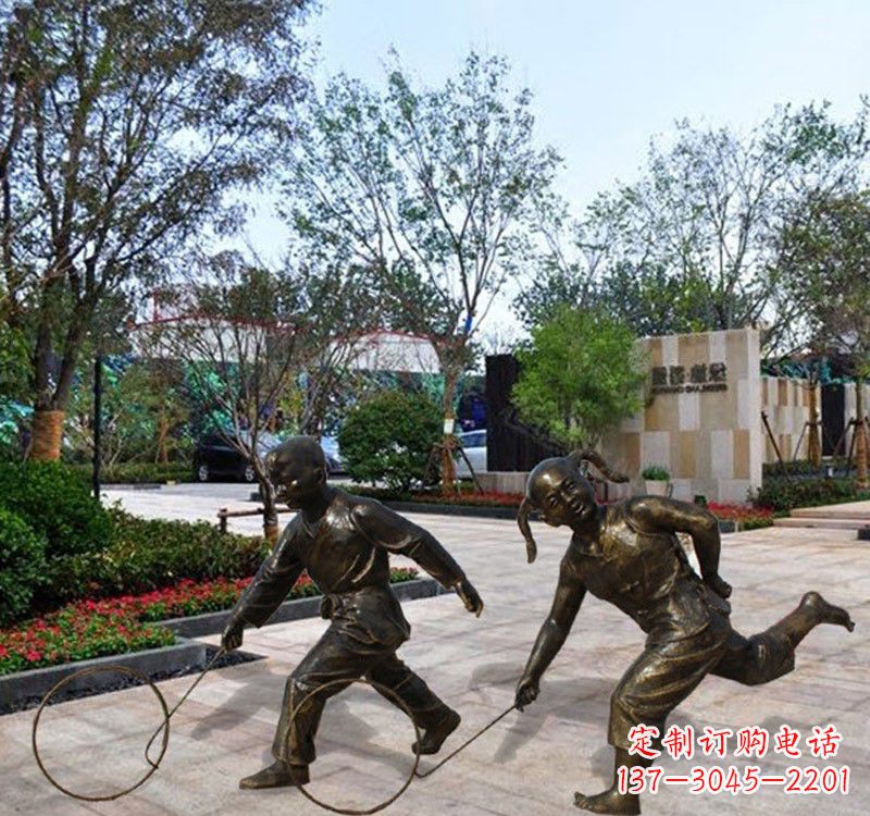 合肥铜雕塑为孩子带来欢乐