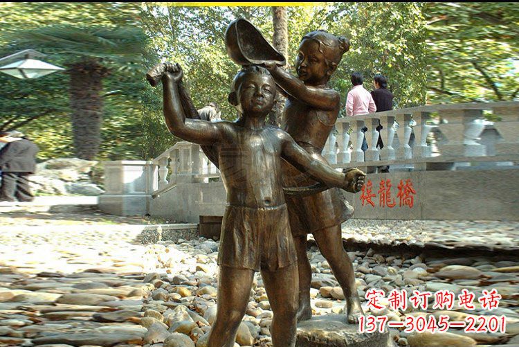 合肥优雅可爱的儿童雕塑