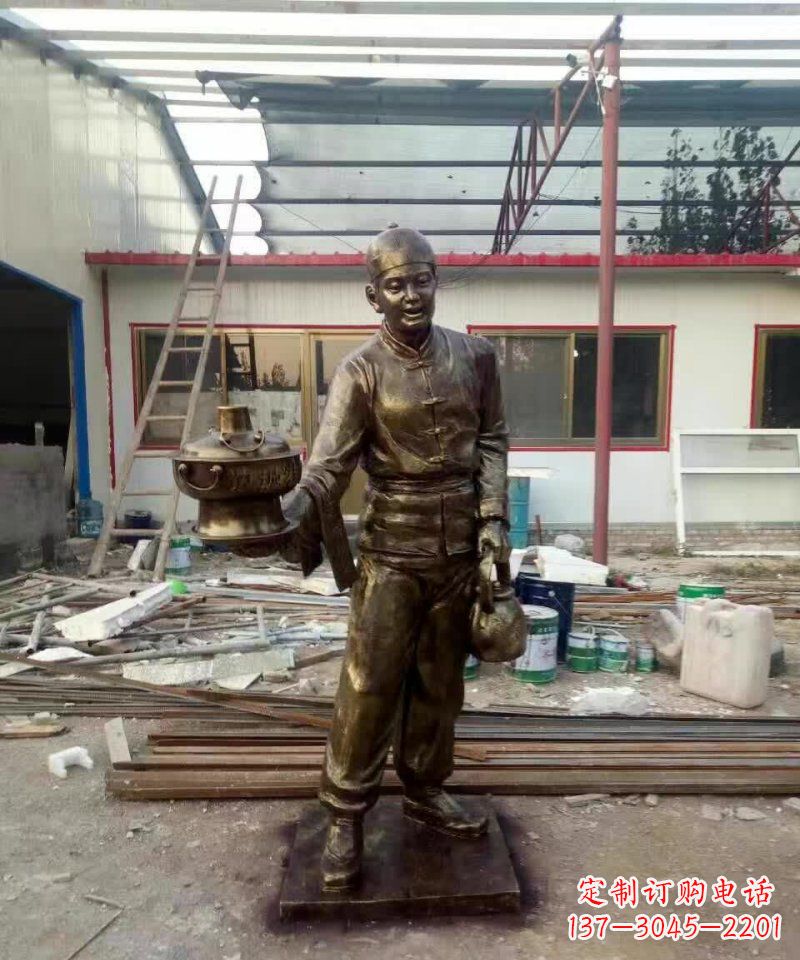 合肥产品名称店小二铜雕