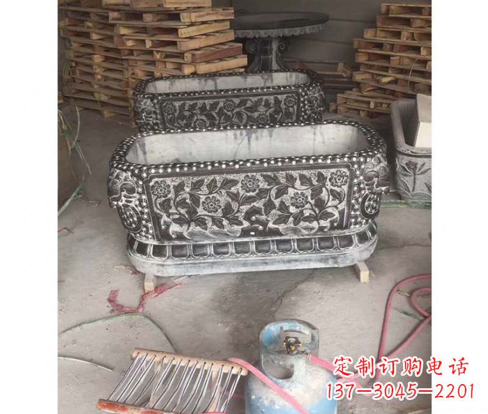 合肥仿古石水缸雕塑