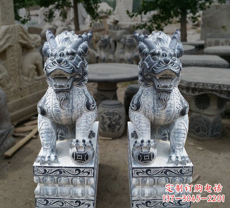 合肥传统工艺仿古麒麟雕塑