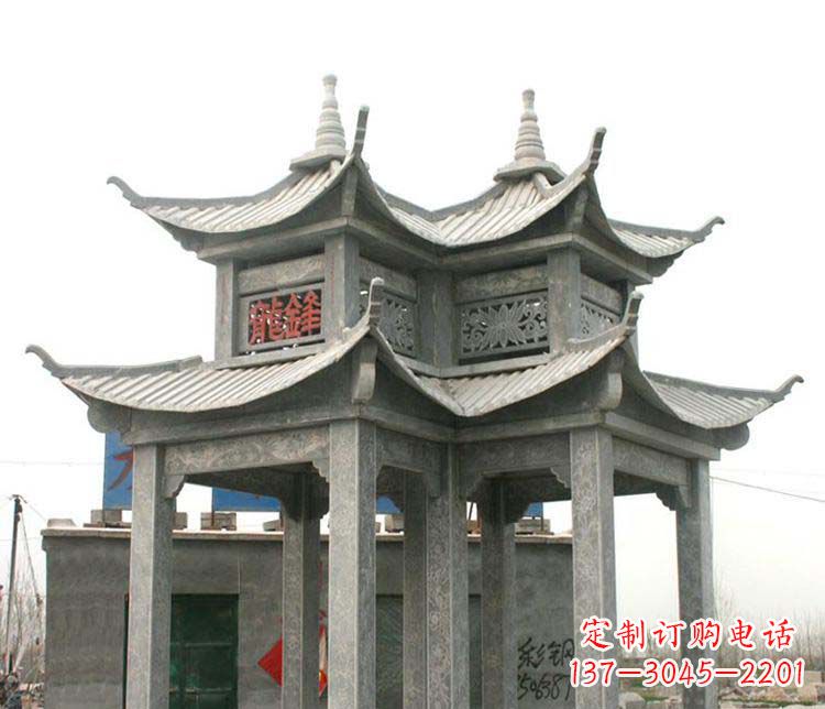 合肥仿古凉亭石雕艺术品