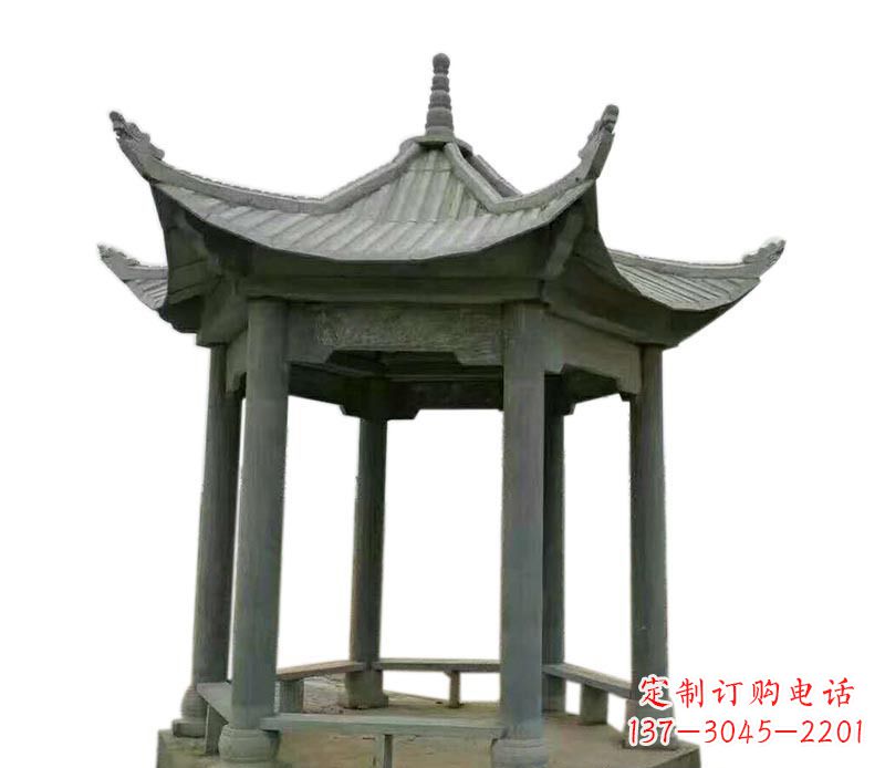 合肥仿古石雕凉亭