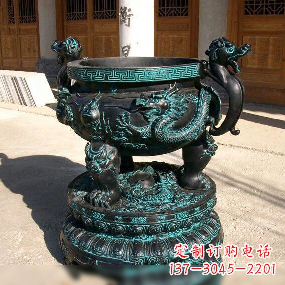合肥传统工艺青铜龙雕塑
