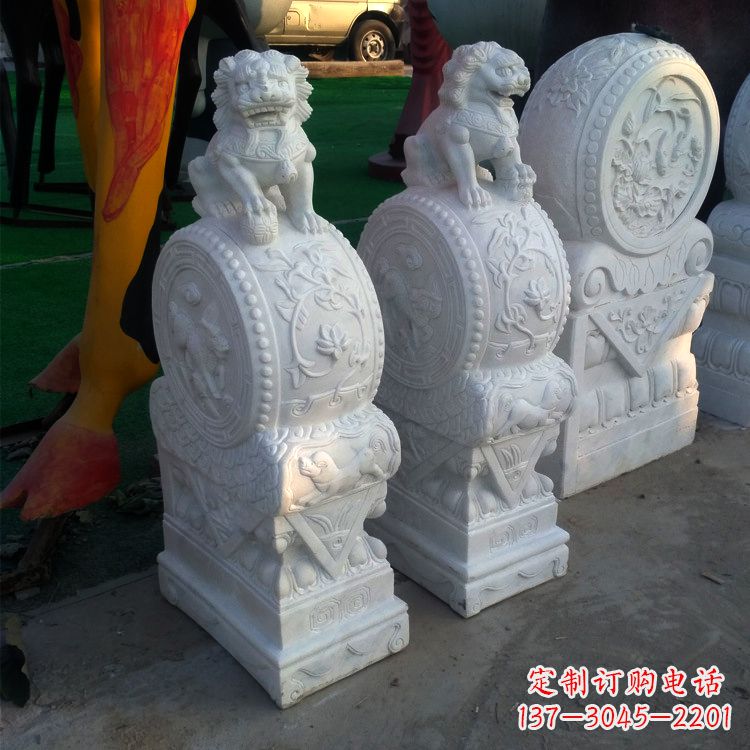 合肥仿古门墩石雕塑