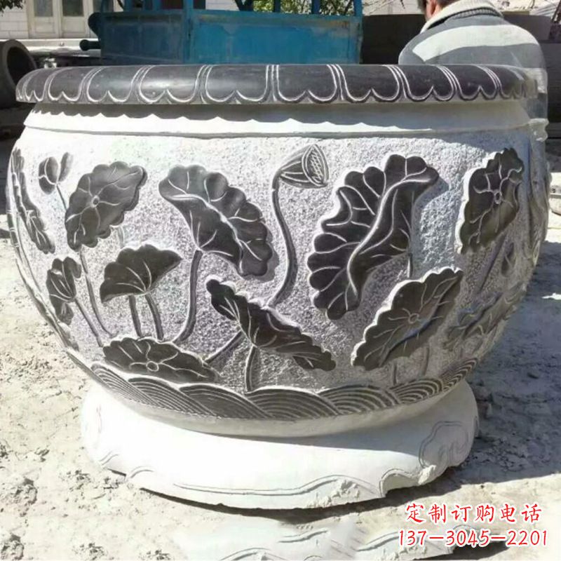 合肥仿古青石做旧水缸