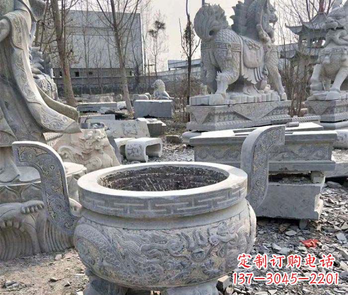 合肥仿古精美石雕香炉