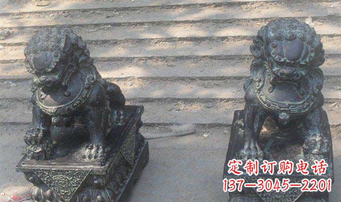 合肥仿古狮子铜雕