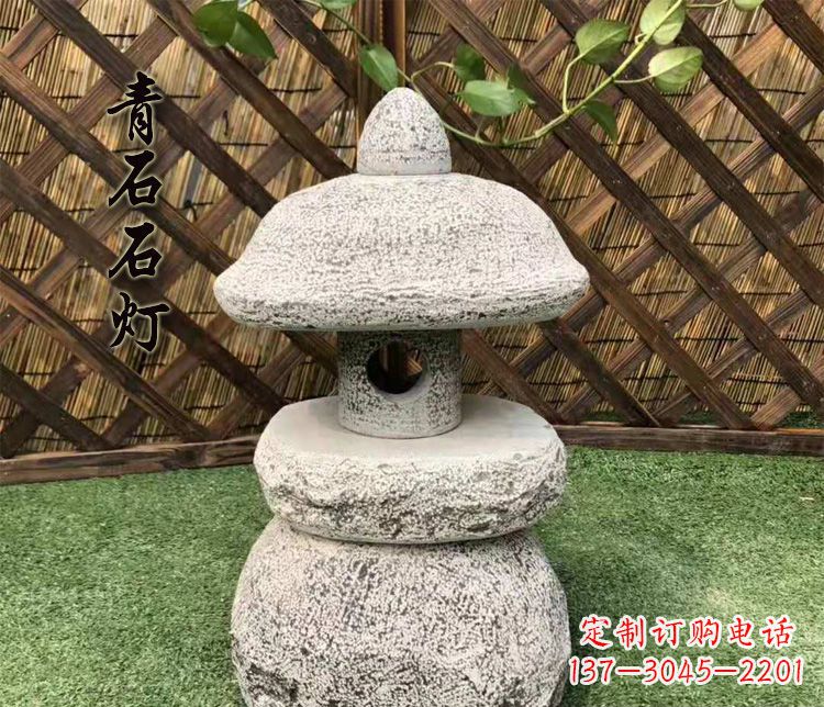 合肥精美仿古石灯公园照明灯石雕