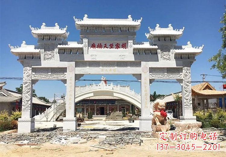 合肥仿古石雕牌坊