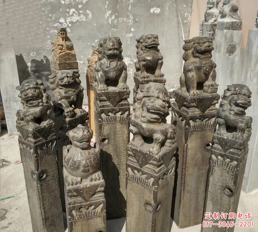 合肥仿古马雕塑,高端定制艺术石雕