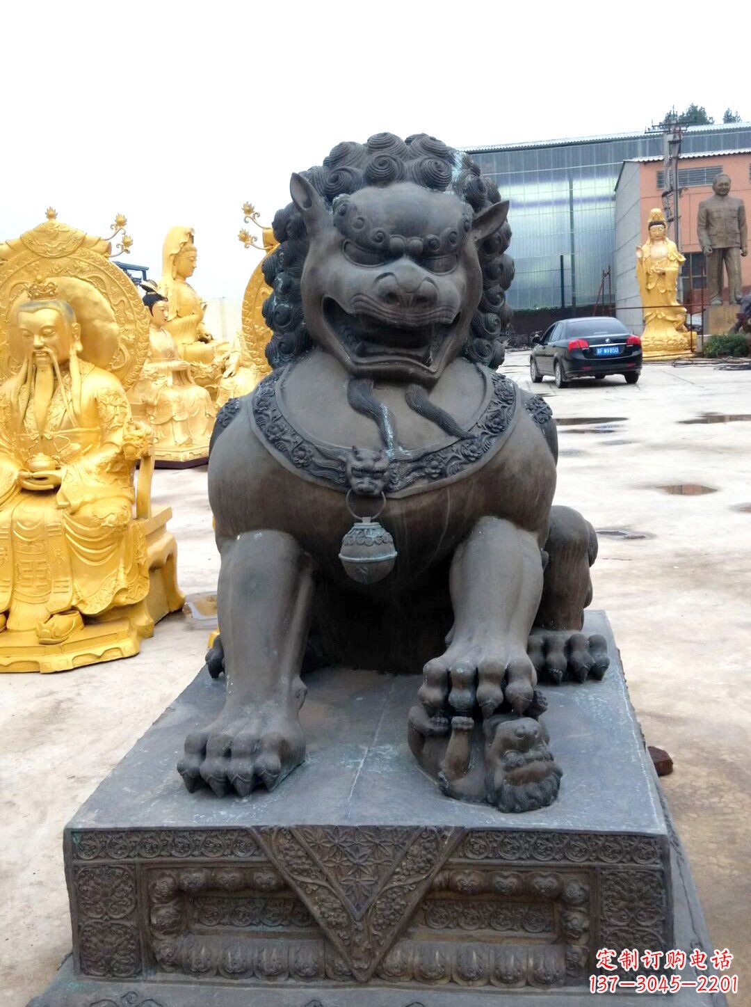 合肥精美仿古铜狮子雕塑