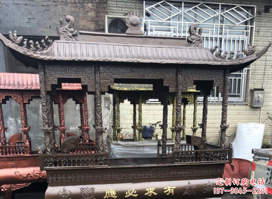 合肥精美仿古铜香炉雕塑