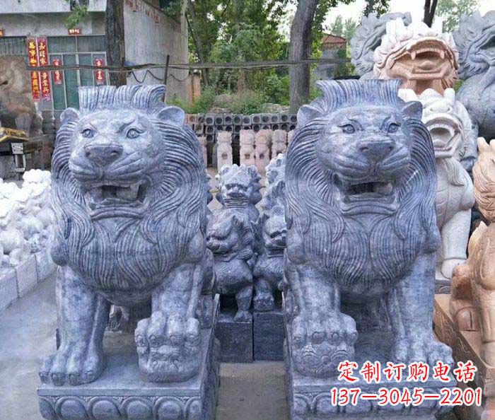 合肥仿古欧式石雕狮子