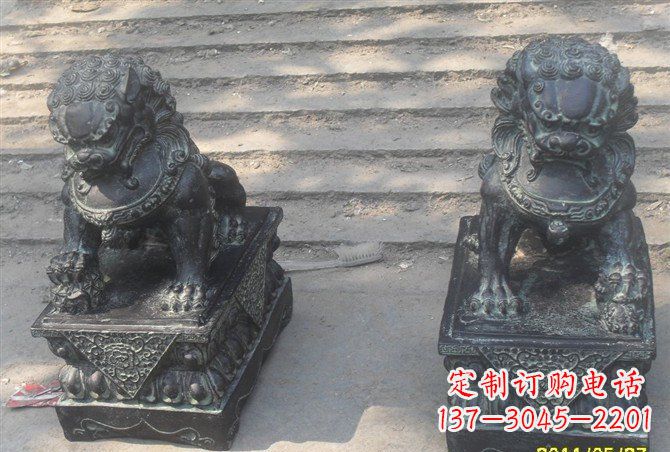 合肥仿古铸铜狮子雕塑
