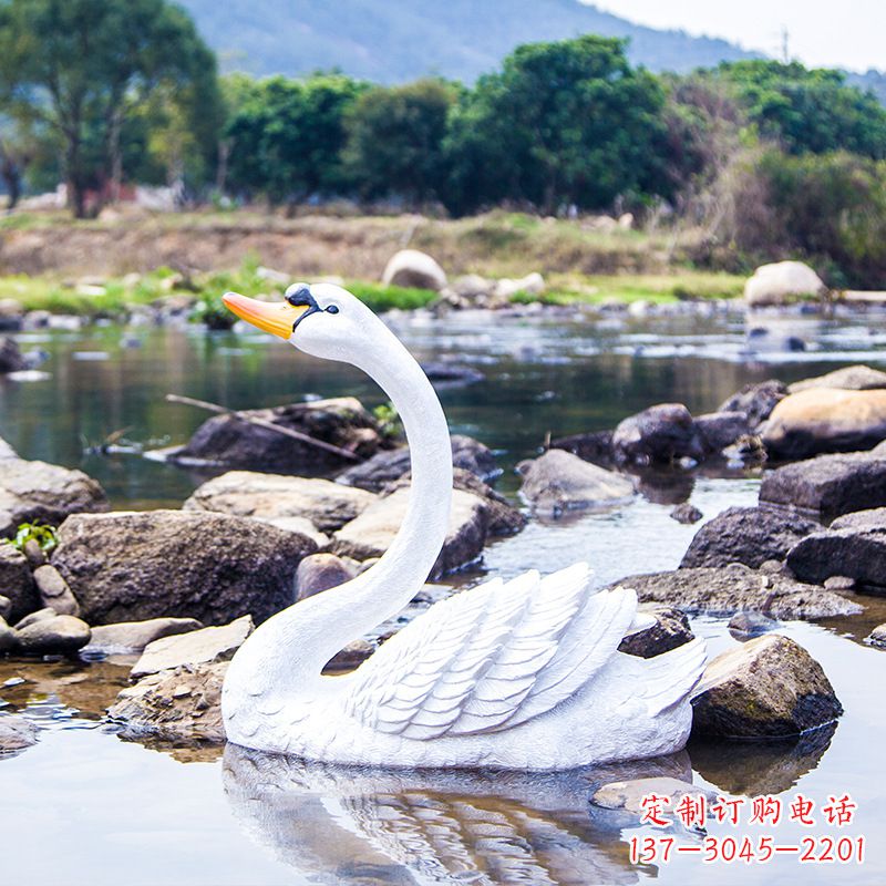 合肥仿真白天鹅仰脖款