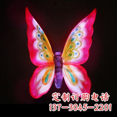 合肥定制发光蝴蝶雕塑