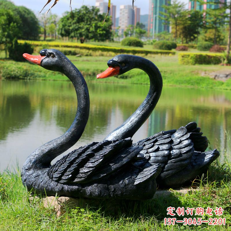 合肥玻璃钢天鹅雕塑